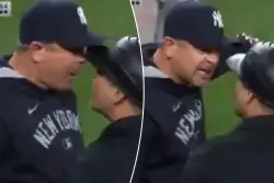 Seething Aaron Boone ejected for arguing controversial Yankees strike call