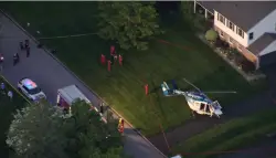 Medical helicopter makes 'miracle' emergency landing on front lawn in Whitemarsh Township neighborhood